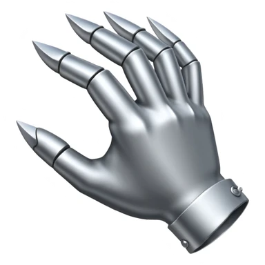 Large claw hand sticker