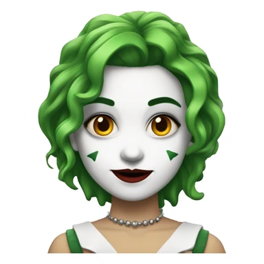 Menina gótica coringa sticker