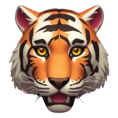 hotline Miami tiger mask sticker