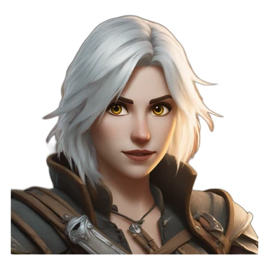 Ciri witcher 3 sticker
