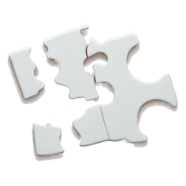 Matching puzzle pieces  sticker
