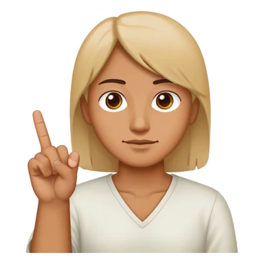 person holding up middle finger  sticker