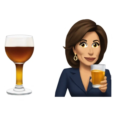 jeanine pirro drinking whiskey sticker