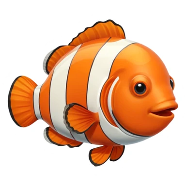make an emoji about a clown fish sticker
