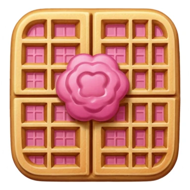 color pink waffle sticker