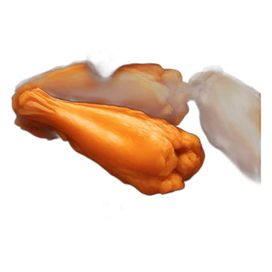 Buffalo chicken wings close-up sticker