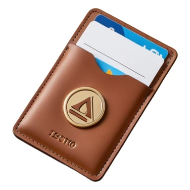 Resort Keycard & Holder: A sleek magnetic keycard paired with a leather card holder embossed with the resort logo.
 sticker