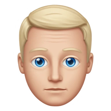 John Handy with blue eyes sticker