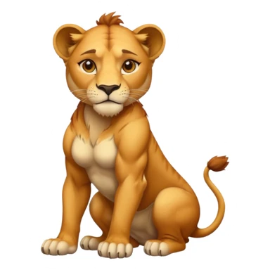 Lioness sticker
