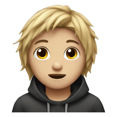 a child that represent a study of emo sticker