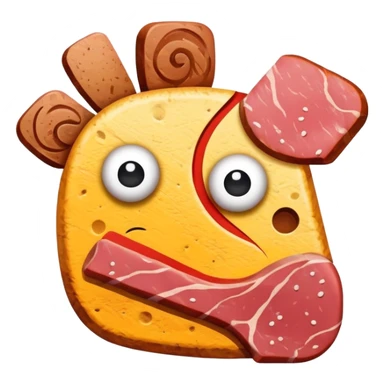 picasso abstract art SPAM MEAT painting sticker