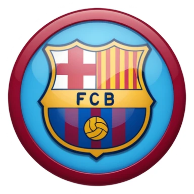 Fc Barcelona logo imoji sticker
