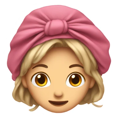 Hair bonnet sticker