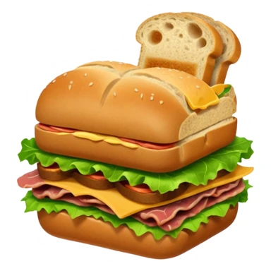 Fist 👊 in a sandwich sticker