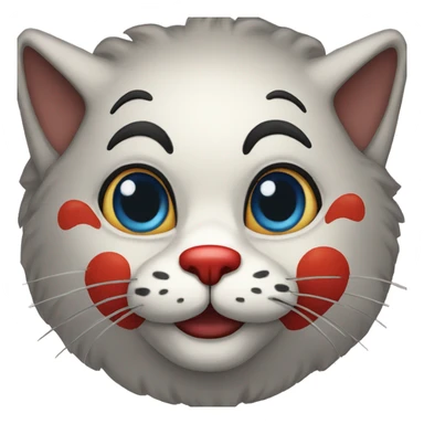Gato payaso sticker