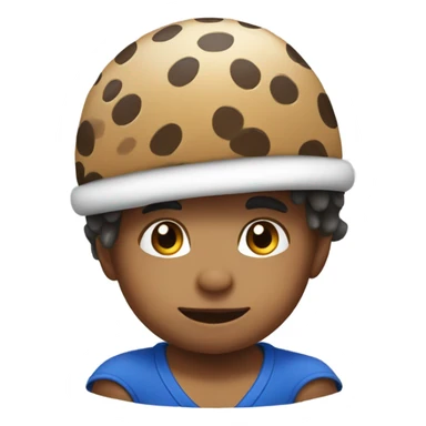 Toddler wearing a sonic the hedgehog hat sticker