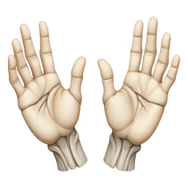 Michelangelo hands sticker