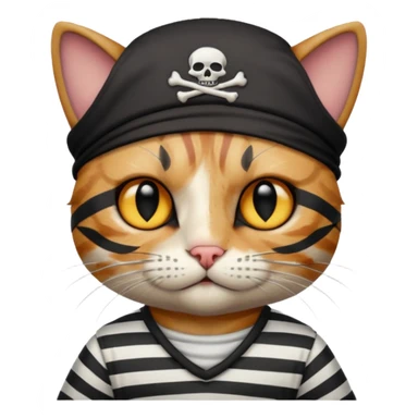 Gato pirata sticker