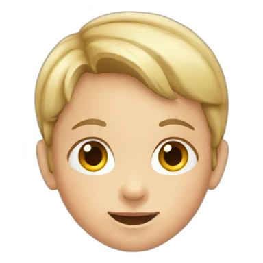 a child wearing hearing aids sticker