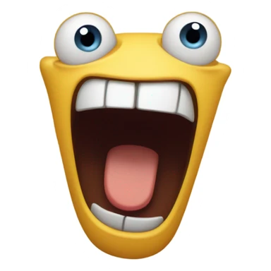 Spazzing out emoji sticker