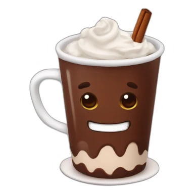 Chocolat chaud sticker