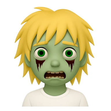 Dye the hair blond. sticker