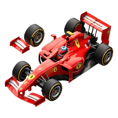 Scideria ferrari f1 team sticker
