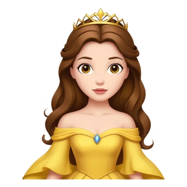 Princess Belle sticker