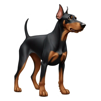 Doberman pincher sticker
