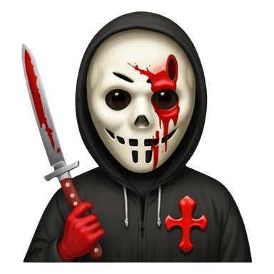 ghostface killer sticker