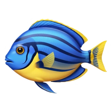 blue tang fish aquarium sticker