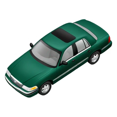 1997 dark green crown victoria sticker