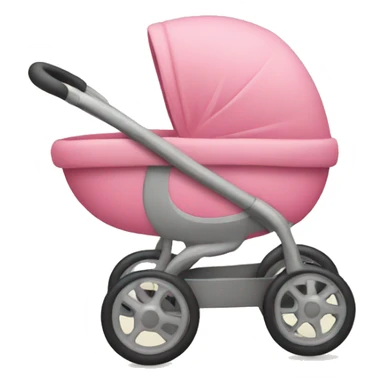 Stroller with baby sticker
