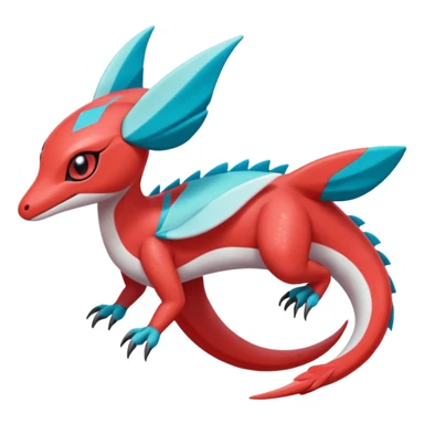 Meloetta-Inteleon-Heliolisk-Helioptile-Salamence-Salandit-Latias-Fakémon-creature-hybrid sticker