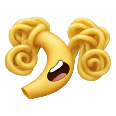 ear like a pasta sticker