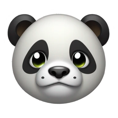 remorseful panda sticker