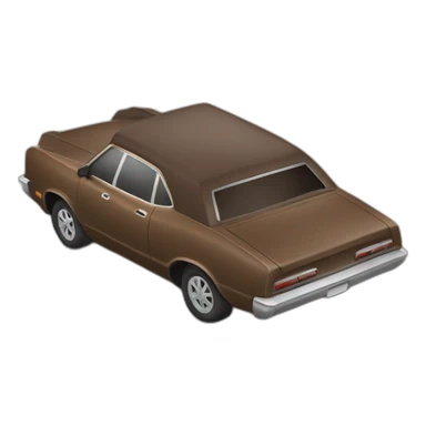 static brown car sticker