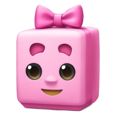 toy machine pink with bow sticker