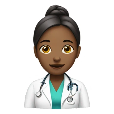 Pregnant doctor sticker