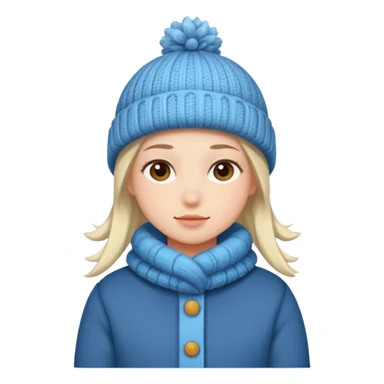 Cute winter clothes sticker