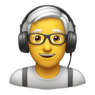 listening to someone talking sticker