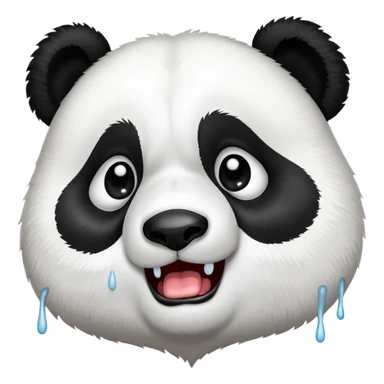 Combine these two: 🐼 😭  sticker