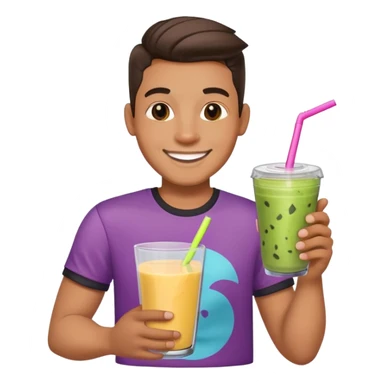 Smoothie bass player sticker