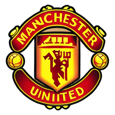 Manchester United logo sticker