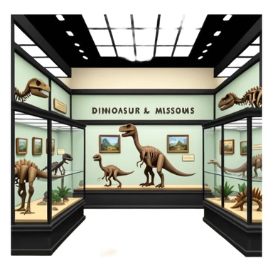 dinosaur Museum sticker