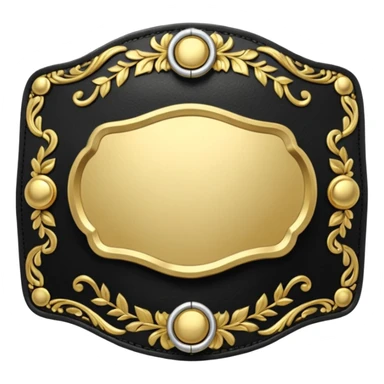 Champion Belt sticker