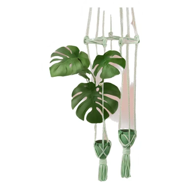 Plant hanger macramés sticker