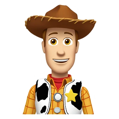 toy story woody as buzz lightyear sticker