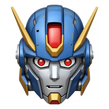 Gundam head sticker