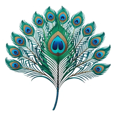 Pls give peacock feather emoji sticker